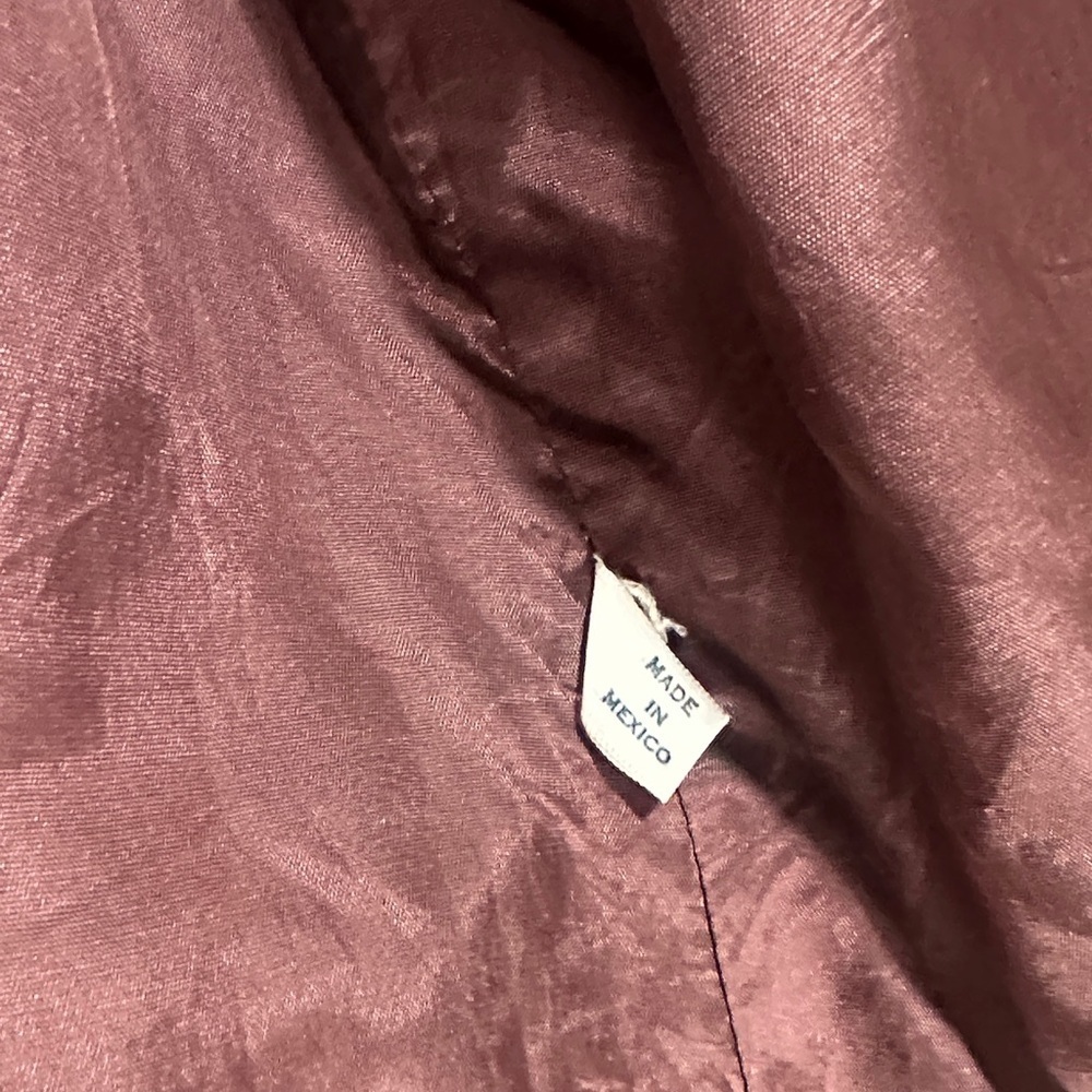Men's Tan Leather Suede Shirt Jacket 42 Reg The Leather Shop Sears - Picture 8 of 14